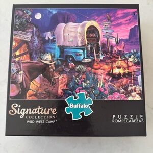 Buffalo Games Signature Collection Wild West Camp 1000 Piece Jigsaw Puzzle